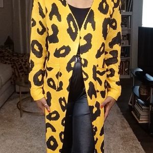 LDS Leopard Print Long Sweater(Final$) - S, M & L